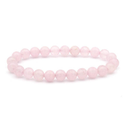 8MM Elastic Natural Stone Bracelets: Indian agate