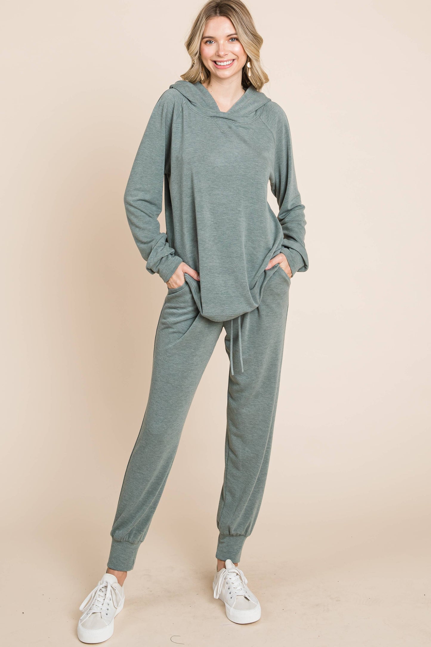 French Terry Hoodie and Jogger Set